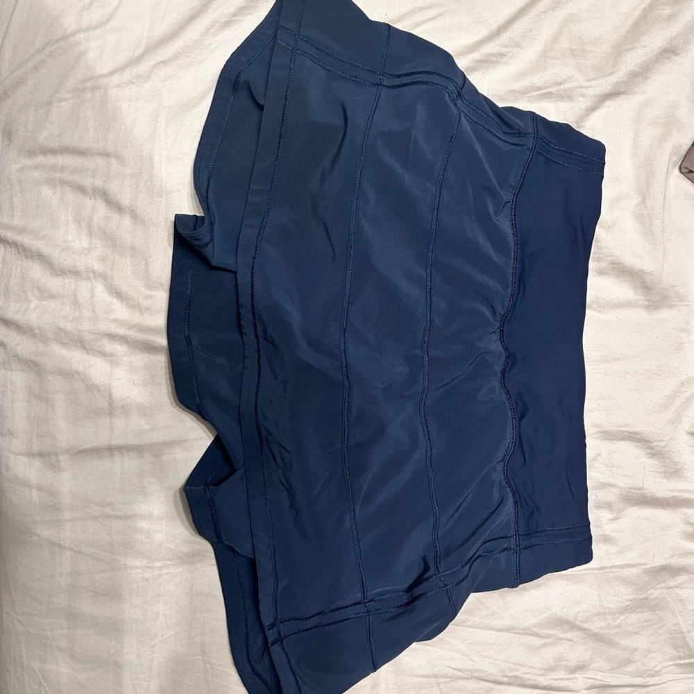 Lululemon Athletica Blue Bubble Mini Skirt